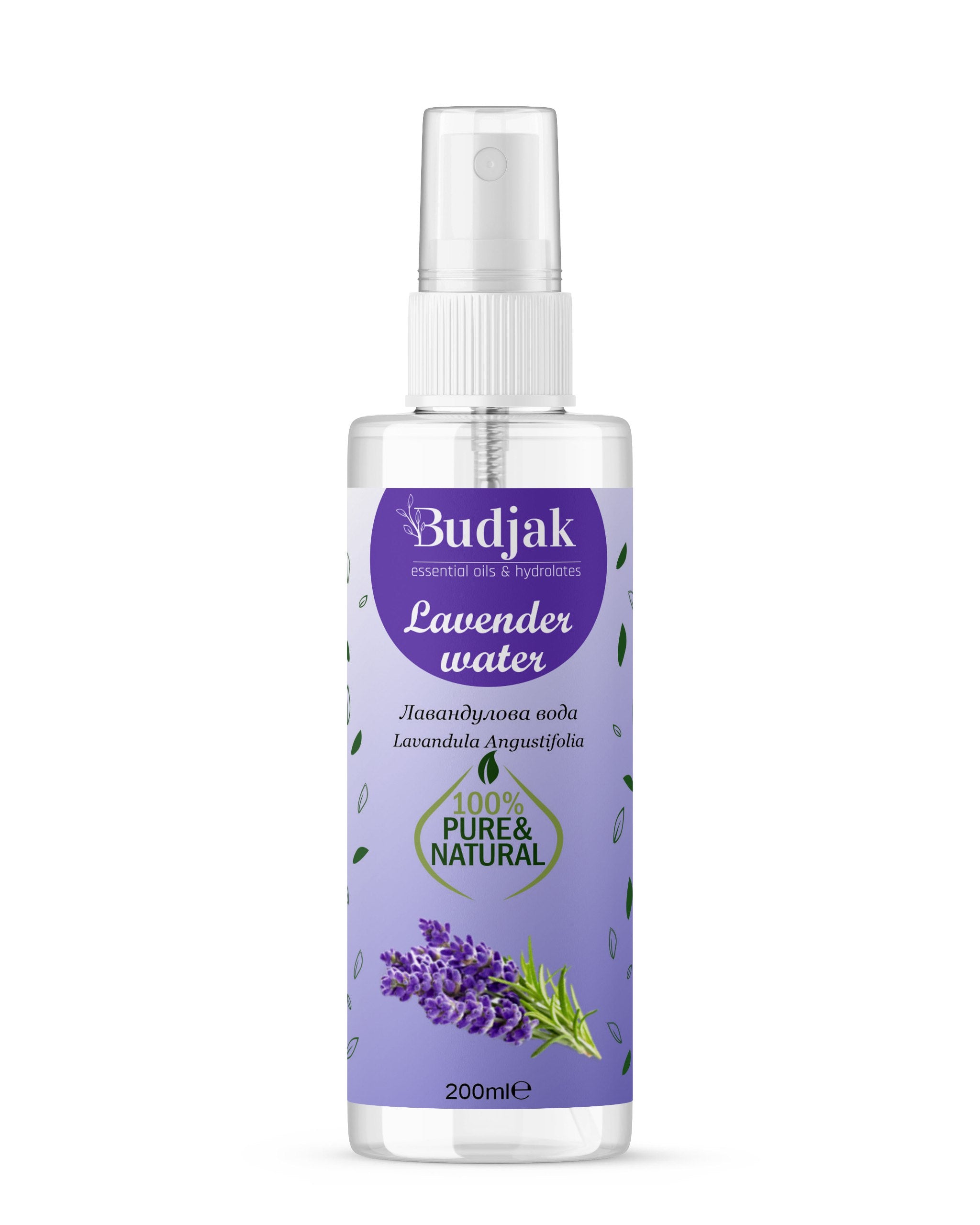 Флорална вода от Лавандула (Lavandula angustifolia) 200 мл., 1 л.