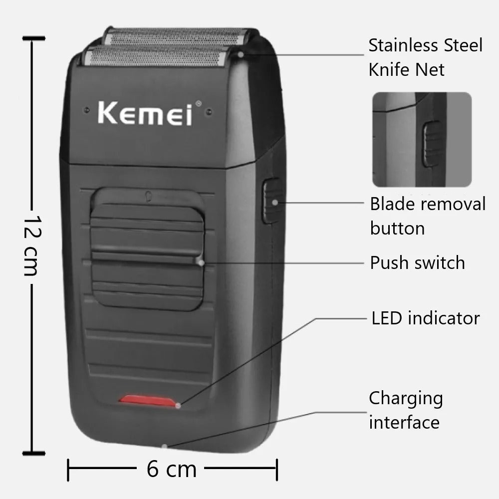 Kemei KM-1102 Twin Blade Shaver